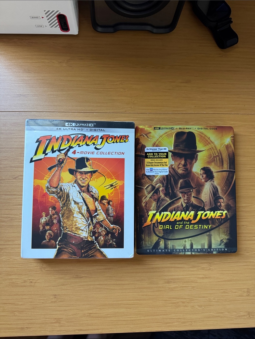 Indiana Jones 5 Movie collection 4k UHD - NEW & Sealed - Dial of Destiny